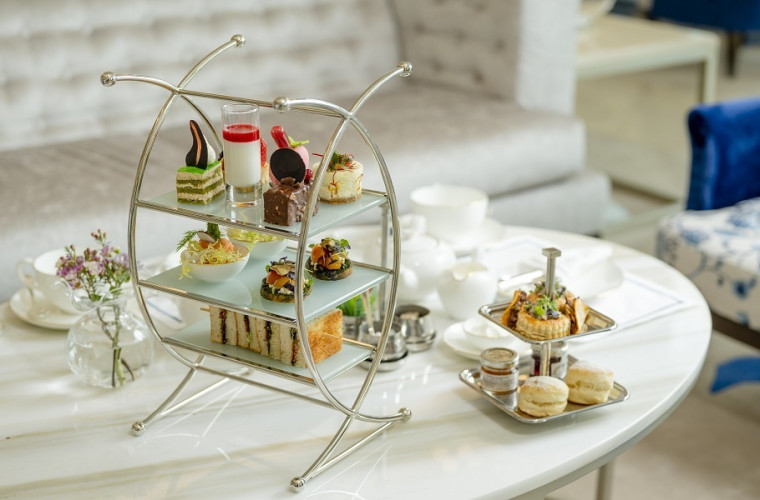 Afternoon tea at Shalimar Lounge